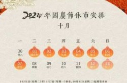 十月一日放假安排表2021，2021年十月一日放假几天