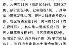 黑龙江新增本土确诊6例（黑龙江新增本土确诊病例最新消息）