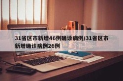 31省区市新增46例确诊病例（31省份新增确诊40例）