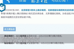 北京一新增确诊病例在报社工作，最近北京的传染病