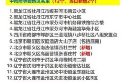 中高风险地区名单最新查询，高风险地区查询