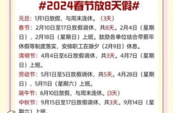 春节放假时间表2024放假几天，2024年春节放假时间表
