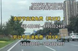 元旦高速免费吗2022年几点免费，1月1号元旦高速免费吗