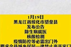 黑龙江望奎县升为高风险地区，属于高风险区域的有哪些