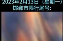 邯郸限号2023年1月最新通知（邯郸限号最新通知今天2023年）