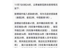 云南新增5例本土确诊（昨日新增本土确诊40例）
