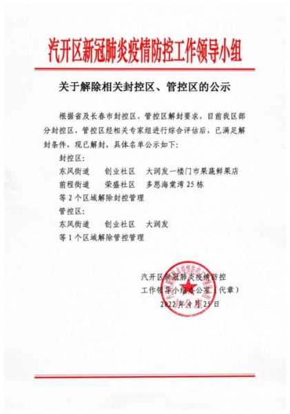 长春疫情最新消息今天又封了(2025长春疫情最新情况)