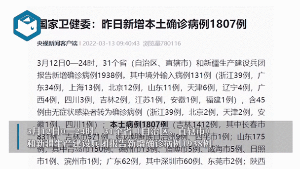 31省新增16例确诊 本土13例（31省市新增本土病例最新消息）