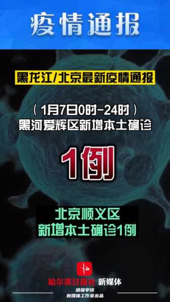 黑龙江黑河新增1例本土确诊(黑龙江确诊)