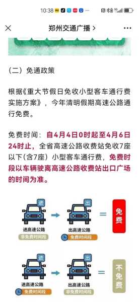 2022年清明节高速公路免费时间（清明节高速免费时间表）