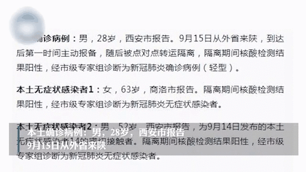 陕西昨日新增本土确诊21例(陕西疫情最新新增病例)