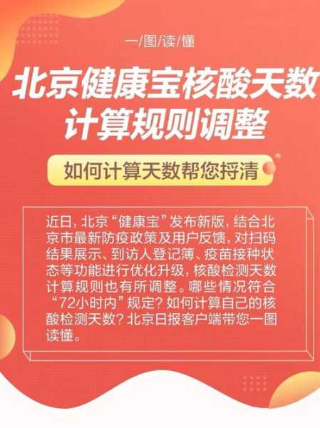 北京健康宝核酸检测天数计算设过渡期（北京健康宝核酸检测多久出结果）