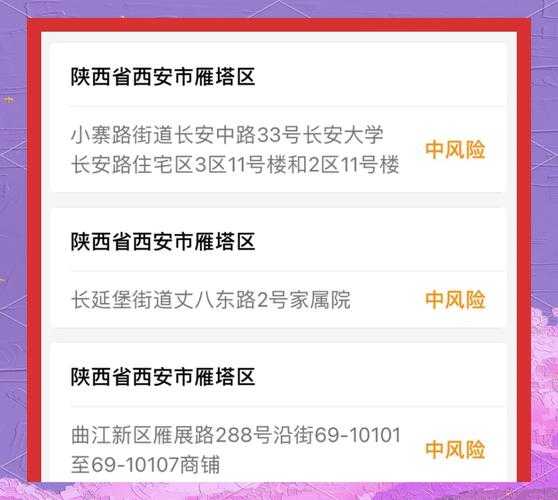 西安新增41个中风险地区,西安中风险地区