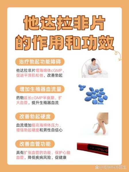 他达拉非片的作用及功效,他达拉非片副作用和危害