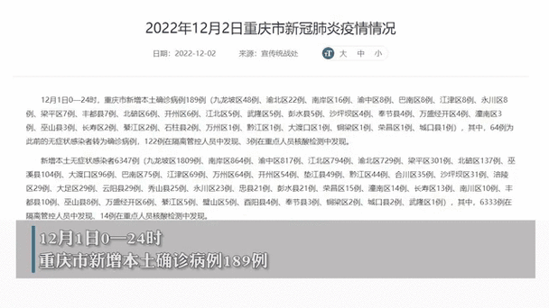 重庆疫情最新动态数据,今天重庆疫情最新消息