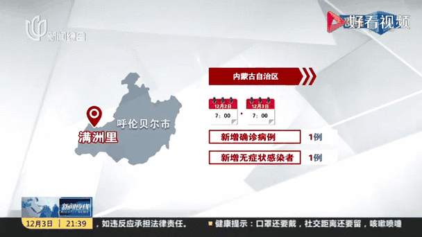 内蒙古新增1例本土确诊病例，内蒙古发现最新传染病